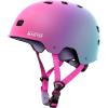 OutdoorMaster Skateboard Cycling Helmet – Two Removable Liners Ventilation Multi-Sport Scooter Roller Skate Inline Skating Rollerblading for Kids, Youth & Adults(Sorbet)
