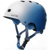 OutdoorMaster Skateboard Cycling Helmet – Two Removable Liners Ventilation Multi-Sport Scooter Roller Skate Inline Skating Rollerblading for Kids, Youth & Adults(White Blue Gradient)