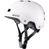 OutdoorMaster Skateboard Cycling Helmet – Two Removable Liners Ventilation Multi-Sport Scooter Roller Skate Inline Skating Rollerblading for Kids, Youth & Adults(White)