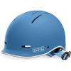 OutdoorMaster Toddler Helmet, Toddler Bike Helmet, Bike Helmet for Youth Boys & Girls, Kids Helmet with Visor, Dial Fit Adjustment Ventilation Multi-Sport Helmet for Bicycle Skate Scooter Longboard(Matte Navy)