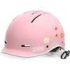 OutdoorMaster Toddler Helmet, Toddler Bike Helmet, Bike Helmet for Youth Boys & Girls, Kids Helmet with Visor, Dial Fit Adjustment Ventilation Multi-Sport Helmet for Bicycle Skate Scooter Longboard(Power Pink)