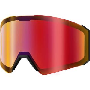 OutdoorMaster Falcon Ski Goggles Lens by ZEISS, OTG Snowboard Goggles Anti-fog, Magnetic Interchangeable Lens, Snow Goggles(Lens-fuchsia Vlt 45%)
