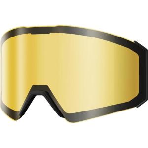 OutdoorMaster Falcon Ski Goggles Lens by ZEISS, OTG Snowboard Goggles Anti-fog, Magnetic Interchangeable Lens, Snow Goggles(Lens-polarisedyellow Vlt 75%)