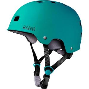 OutdoorMaster Skateboard Cycling Helmet – Two Removable Liners Ventilation Multi-Sport Scooter Roller Skate Inline Skating Rollerblading for Kids, Youth & Adults(Sea Green)