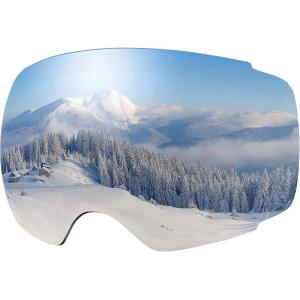 OutdoorMaster Ski Goggles PRO Replacement Lens – 20+ Choices(Vlt 10% Grey)