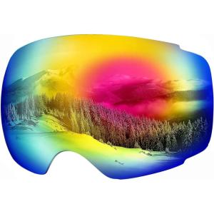 OutdoorMaster Ski Goggles PRO Replacement Lens – 20+ Choices(Vlt 15% Colorful)