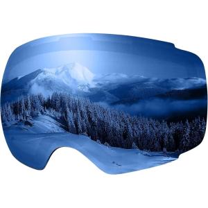 OutdoorMaster Ski Goggles PRO Replacement Lens – 20+ Choices(Vlt 16% Blue)