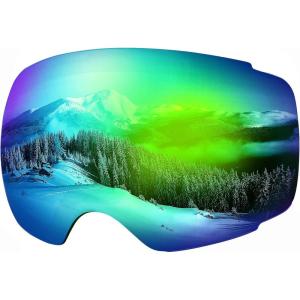 OutdoorMaster Ski Goggles PRO Replacement Lens – 20+ Choices(Vlt 18% Green)