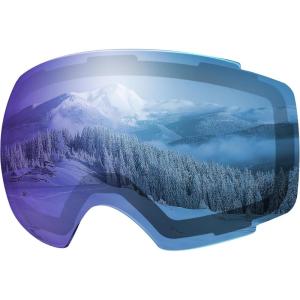 OutdoorMaster Ski Goggles PRO Replacement Lens – 20+ Choices(Vlt 33% Ice Blue)