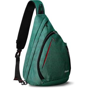 OutdoorMaster Sling Bag, Hiking Daypack, Crossbody Shoulder Chest Urban Outdoor Travel Backpack for Women & Men(L10-classic Teal)