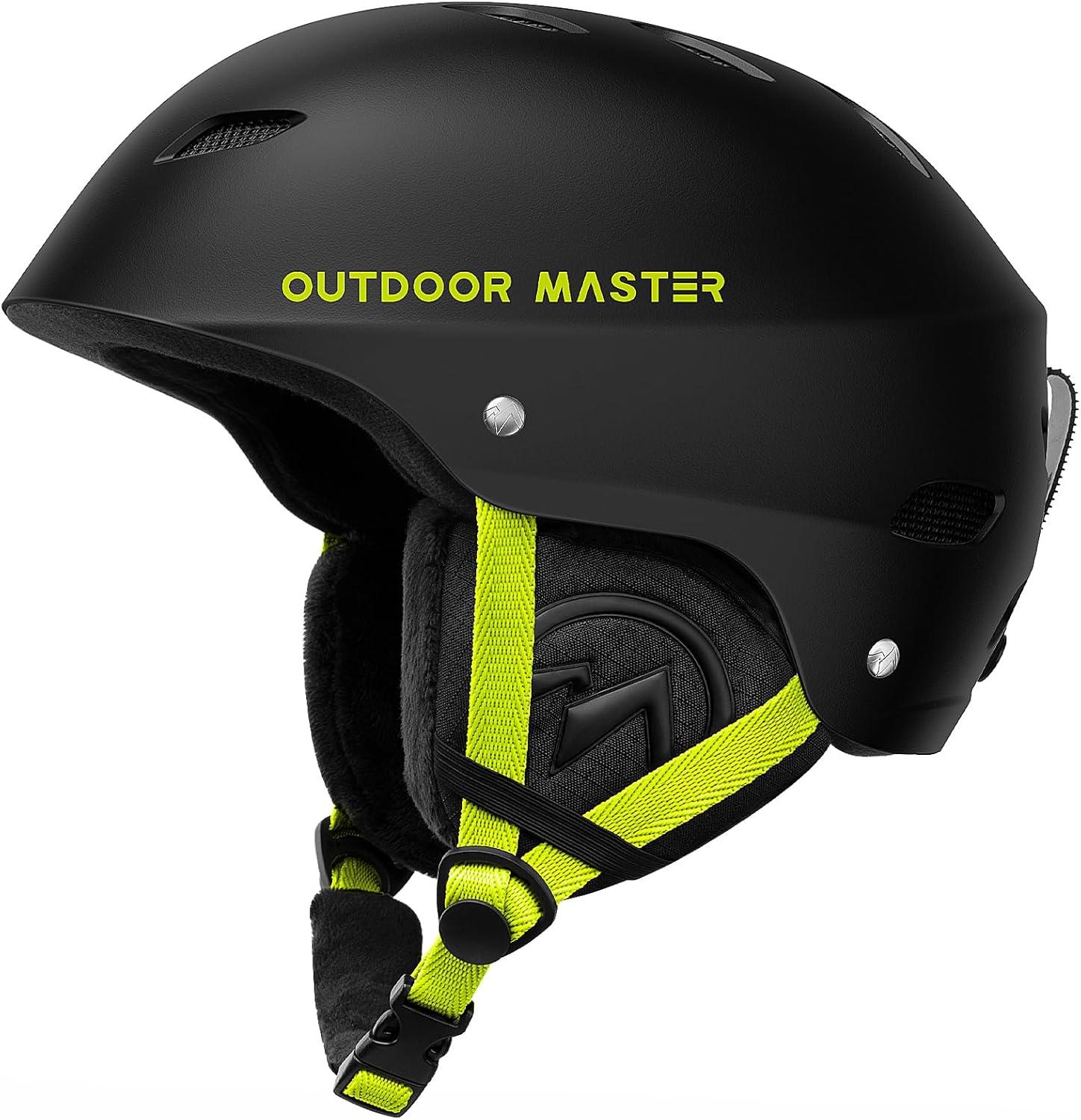 imageOutdoorMaster Kelvin Ski Helmet Snowboard Helmet for Men Women ampamp YouthBlacklemon