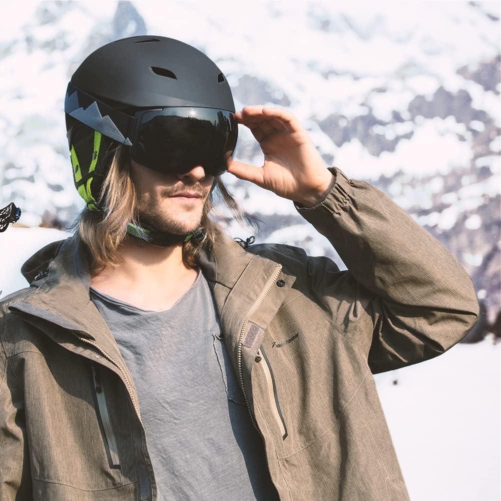 imageOutdoorMaster Kelvin Ski Helmet Snowboard Helmet for Men Women ampamp YouthBlacklemon