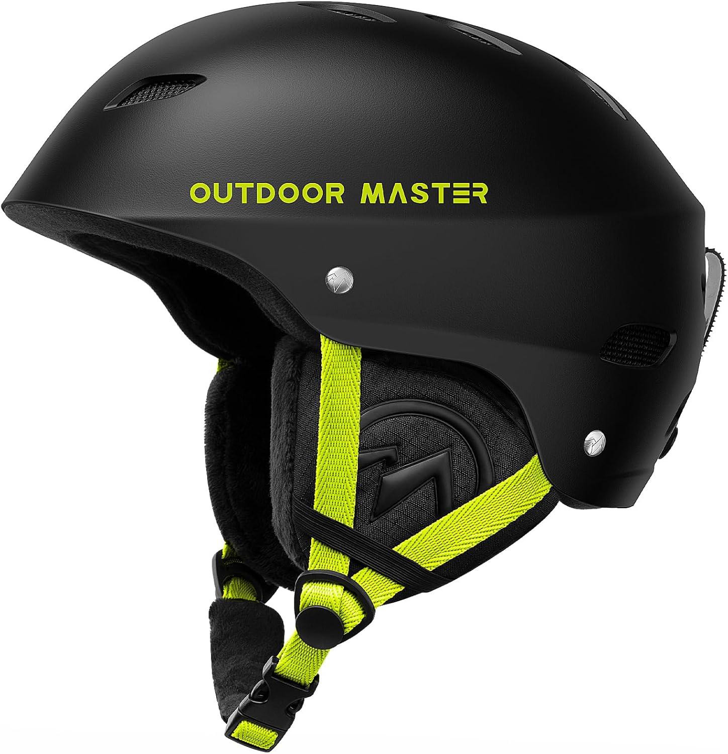 imageOutdoorMaster Kelvin Ski Helmet Snowboard Helmet for Men Women ampamp YouthBlacklemon