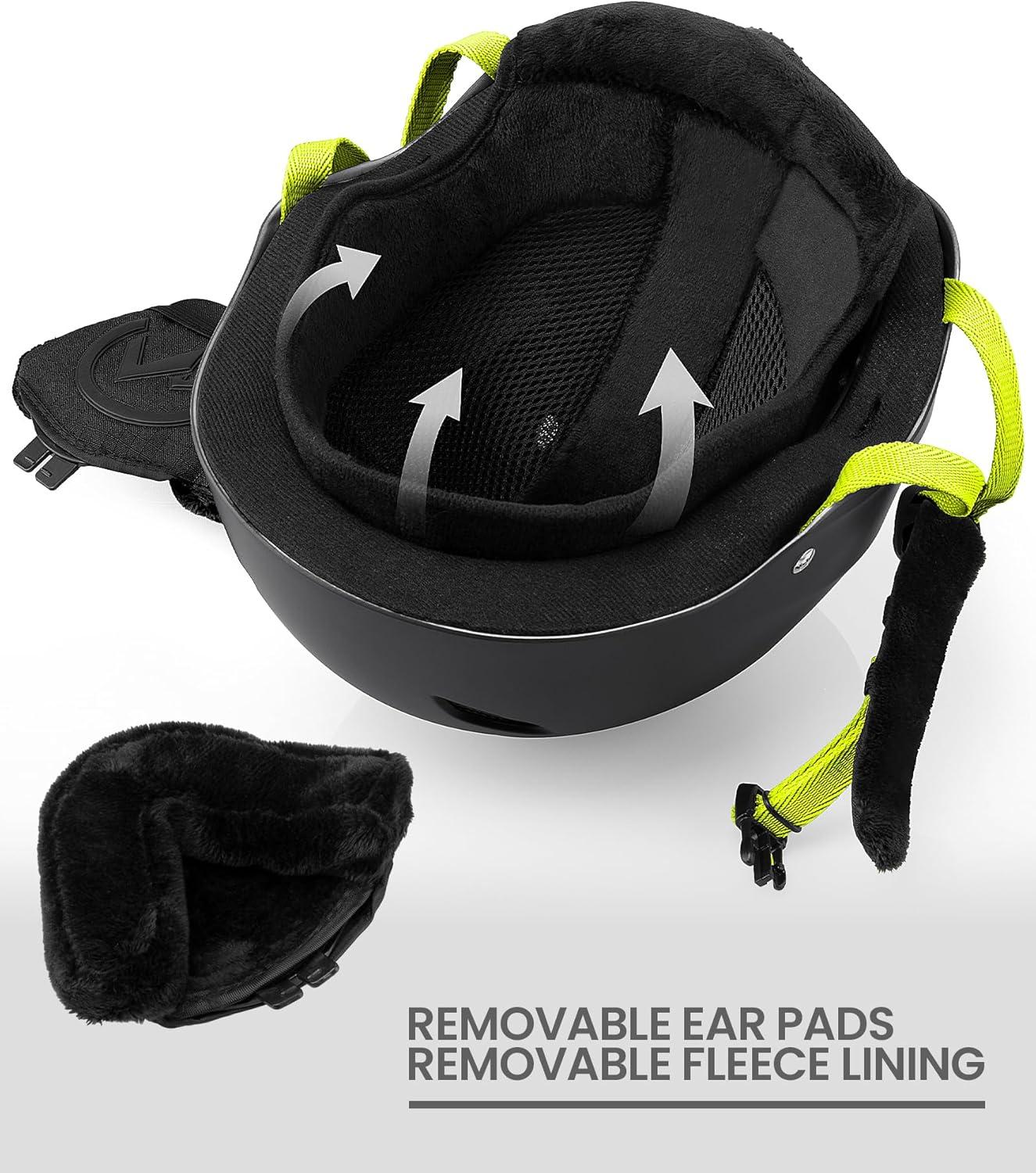 imageOutdoorMaster Kelvin Ski Helmet Snowboard Helmet for Men Women ampamp YouthBlacklemon