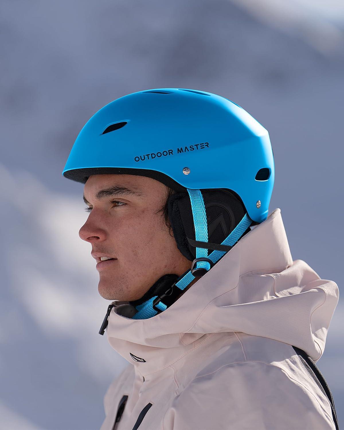 imageOutdoorMaster Kelvin Ski Helmet Snowboard Helmet for Men Women ampamp YouthBlue
