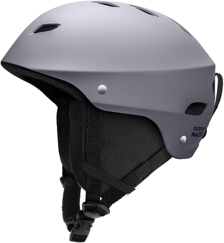 imageOutdoorMaster Kelvin Ski Helmet Snowboard Helmet for Men Women ampamp YouthGray