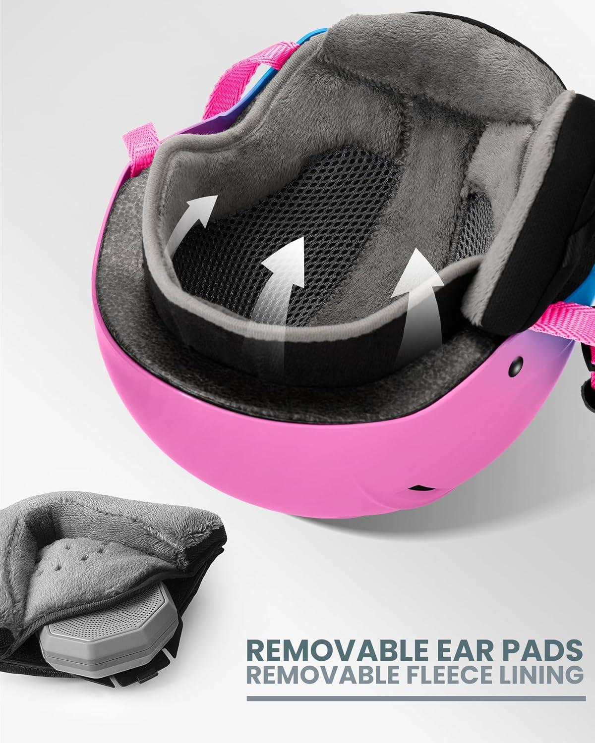 imageOutdoorMaster MIPS Ski Helmet Kelvin II MIPS Snow Sport Helmet Snowboard Helmet for Men Women ampamp YouthGradient Pink Blue
