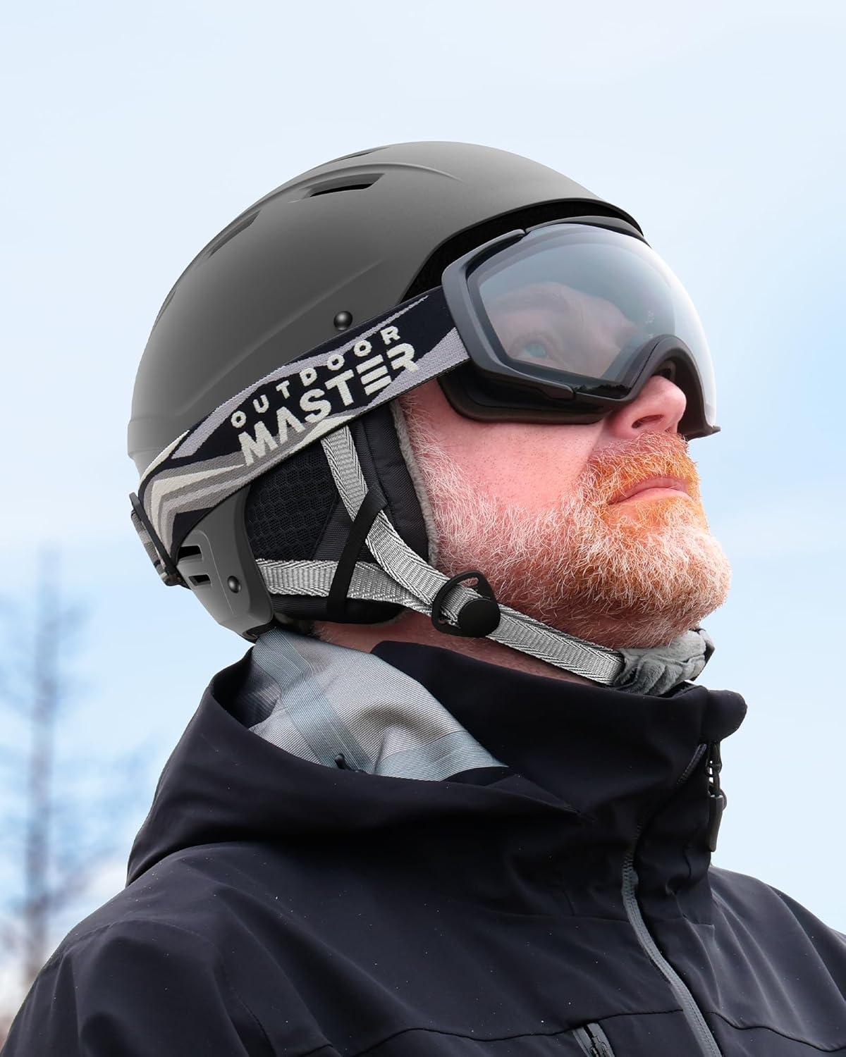 imageOutdoorMaster MIPS Ski Helmet Kelvin II MIPS Snow Sport Helmet Snowboard Helmet for Men Women ampamp YouthMatte Gray