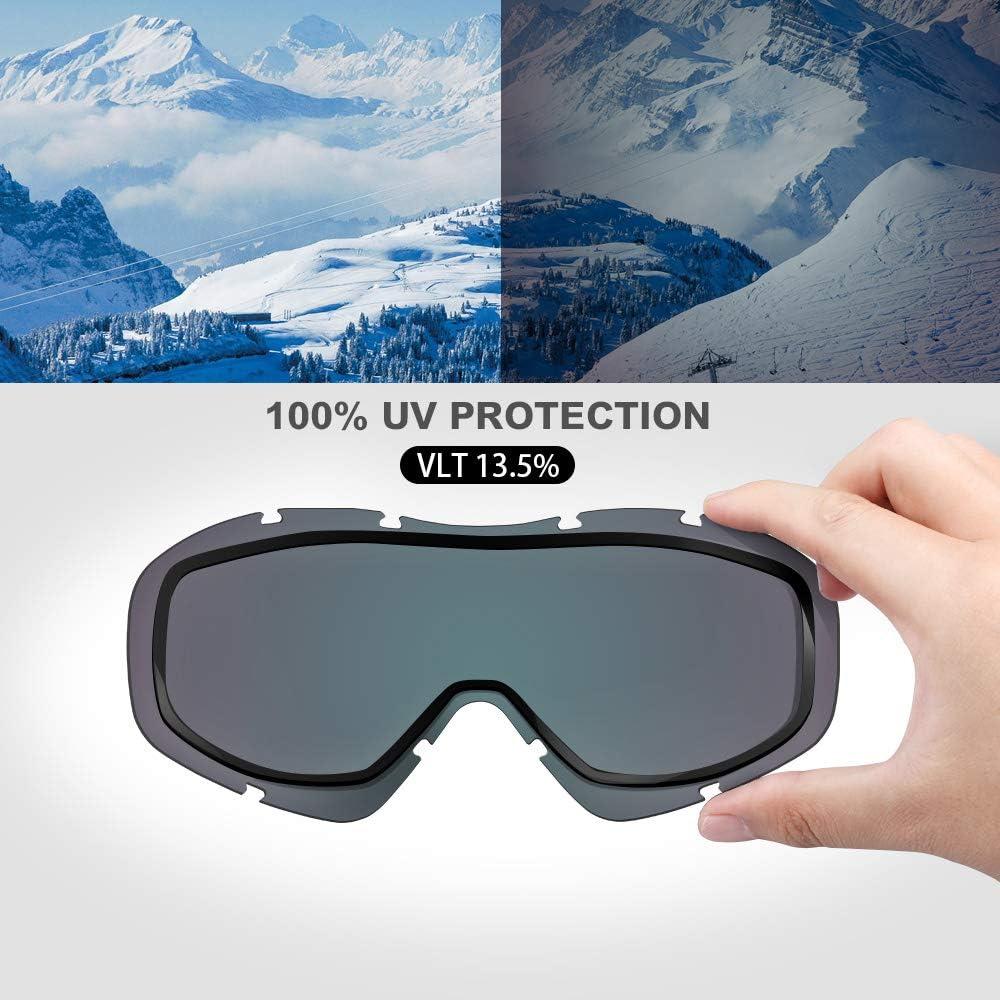 imageOutdoorMaster OTG Ski Goggles Over Glasses SkiSnowboard Goggles for Men Women ampamp Youth 100 UV ProtectionA1vlt 135