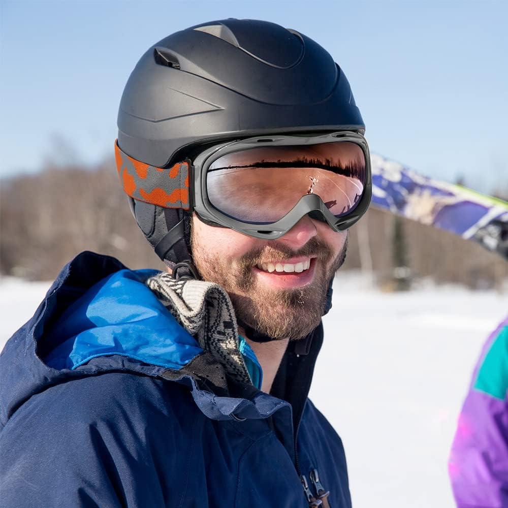 imageOutdoorMaster OTG Ski Goggles Over Glasses SkiSnowboard Goggles for Men Women ampamp Youth 100 UV ProtectionVlt 25