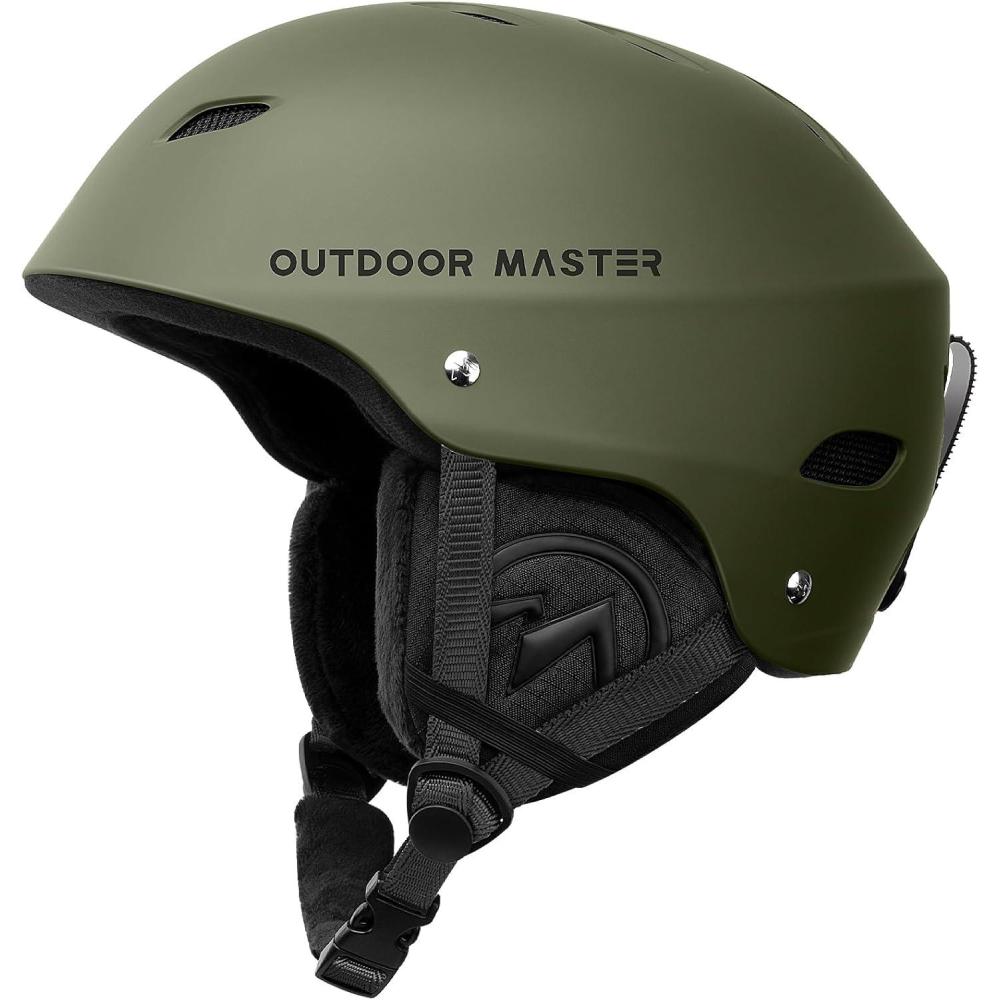imageOutdoorMaster Kelvin Ski Helmet Snowboard Helmet for Men Women ampamp YouthGreen