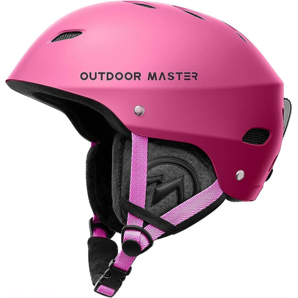 imageOutdoorMaster Kelvin Ski Helmet Snowboard Helmet for Men Women ampamp YouthPink