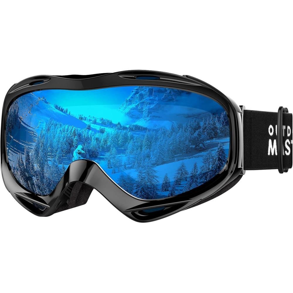 imageOutdoorMaster OTG Ski Goggles Over Glasses SkiSnowboard Goggles for Men Women ampamp Youth 100 UV ProtectionVlt 156