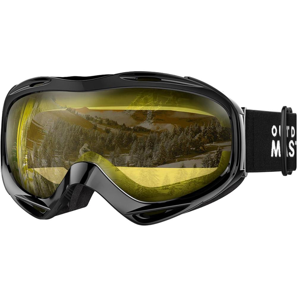 imageOutdoorMaster OTG Ski Goggles Over Glasses SkiSnowboard Goggles for Men Women ampamp Youth 100 UV ProtectionVlt 84