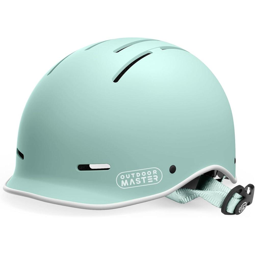 imageOutdoorMaster Toddler Helmet Toddler Bike Helmet Bike Helmet for Youth Boys ampamp Girls Kids Helmet with Visor Dial Fit Adjustment Ventilation MultiSport Helmet for Bicycle Skate Scooter LongboardMatte Green