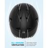 OutdoorMaster Anoa Kids Ski Helmet – Adjustable Snowboard Helmet – Durable PC Shell, Shock-Absorbing EPS Core & Cooling Vents – Certified Snow Sports Helmet for Boys, Girls & Youth(Black)