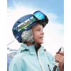 OutdoorMaster Anoa Kids Ski Helmet and Goggles Set – Snowboard Helmet with Ski Goggles – Durable PC Shell, Shock-Absorbing EPS Core & Adjustable Fit – Certified Snow Helmets for Boys, Girls & Youth(Blue)