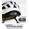 OutdoorMaster Gem Recreational MIPS Cycling Helmet – Two Removable Liners & Ventilation in Multi-Environment – Bike Helmet in Mountain, Motorway for Youth & Adult(Chalk Cliff)