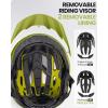 OutdoorMaster Gem Recreational MIPS Cycling Helmet – Two Removable Liners & Ventilation in Multi-Environment – Bike Helmet in Mountain, Motorway for Youth & Adult(Speed Yellow)