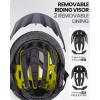 OutdoorMaster Gem Recreational MIPS Cycling Helmet – Two Removable Liners & Ventilation in Multi-Environment – Bike Helmet in Mountain, Motorway for Youth & Adult(Midnight Blue)