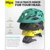 OutdoorMaster Gem Recreational MIPS Cycling Helmet – Two Removable Liners & Ventilation in Multi-Environment – Bike Helmet in Mountain, Motorway for Youth & Adult(Mint Green)