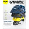 OutdoorMaster Gem Recreational MIPS Cycling Helmet – Two Removable Liners & Ventilation in Multi-Environment – Bike Helmet in Mountain, Motorway for Youth & Adult(Ocean Blue)