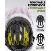 OutdoorMaster Gem Recreational MIPS Cycling Helmet – Two Removable Liners & Ventilation in Multi-Environment – Bike Helmet in Mountain, Motorway for Youth & Adult(Misty Sakura)