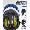 OutdoorMaster Gem Recreational MIPS Cycling Helmet – Two Removable Liners & Ventilation in Multi-Environment – Bike Helmet in Mountain, Motorway for Youth & Adult(Ocean Blue)