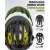 OutdoorMaster Gem Recreational MIPS Cycling Helmet – Two Removable Liners & Ventilation in Multi-Environment – Bike Helmet in Mountain, Motorway for Youth & Adult(Palm Green)