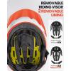 OutdoorMaster Gem Recreational MIPS Cycling Helmet – Two Removable Liners & Ventilation in Multi-Environment – Bike Helmet in Mountain, Motorway for Youth & Adult(Matte Orange)