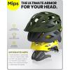 OutdoorMaster Gem Recreational MIPS Cycling Helmet – Two Removable Liners & Ventilation in Multi-Environment – Bike Helmet in Mountain, Motorway for Youth & Adult(Palm Green)