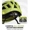 OutdoorMaster Gem Recreational MIPS Cycling Helmet – Two Removable Liners & Ventilation in Multi-Environment – Bike Helmet in Mountain, Motorway for Youth & Adult(Speed Yellow)