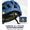 OutdoorMaster Gem Recreational MIPS Cycling Helmet – Two Removable Liners & Ventilation in Multi-Environment – Bike Helmet in Mountain, Motorway for Youth & Adult(Ocean Blue)