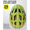 OutdoorMaster Gem Recreational MIPS Cycling Helmet – Two Removable Liners & Ventilation in Multi-Environment – Bike Helmet in Mountain, Motorway for Youth & Adult(Speed Yellow)