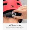 OutdoorMaster Kayak Helmet, Wakeboard Helmet Whitewater Helmet Men Women, Water Helmet with Ear Pads, Surf Helmet 12 Vents Dial Fit Adjustment Longboard Helmet, Perfect for Kayaking, Boating(Matte Red)