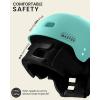 OutdoorMaster Kayak Helmet, Wakeboard Helmet Whitewater Helmet Men Women, Water Helmet with Ear Pads, Surf Helmet 12 Vents Dial Fit Adjustment Longboard Helmet, Perfect for Kayaking, Boating(Matte Green)