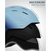 OutdoorMaster Kelvin II Ski Helmet – Snow Sport Helmet Snowboard Helmet for Men Women & Youth(Gradient Blue)