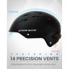 OutdoorMaster Kelvin II Ski Helmet – Snow Sport Helmet Snowboard Helmet for Men Women & Youth(Matte Black)