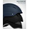 OutdoorMaster Kelvin II Ski Helmet – Snow Sport Helmet Snowboard Helmet for Men Women & Youth(Matte Harbor Blue)