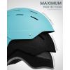 OutdoorMaster Kelvin II Ski Helmet – Snow Sport Helmet Snowboard Helmet for Men Women & Youth(Matte Mint)